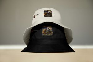 “Built to Endure” Branded Cap Beanie Black + White