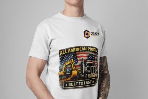 “Built To Last” Branded T-Shirt White